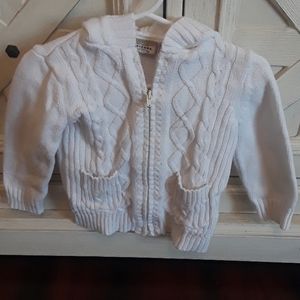 Jacket sweater type for toddler girl